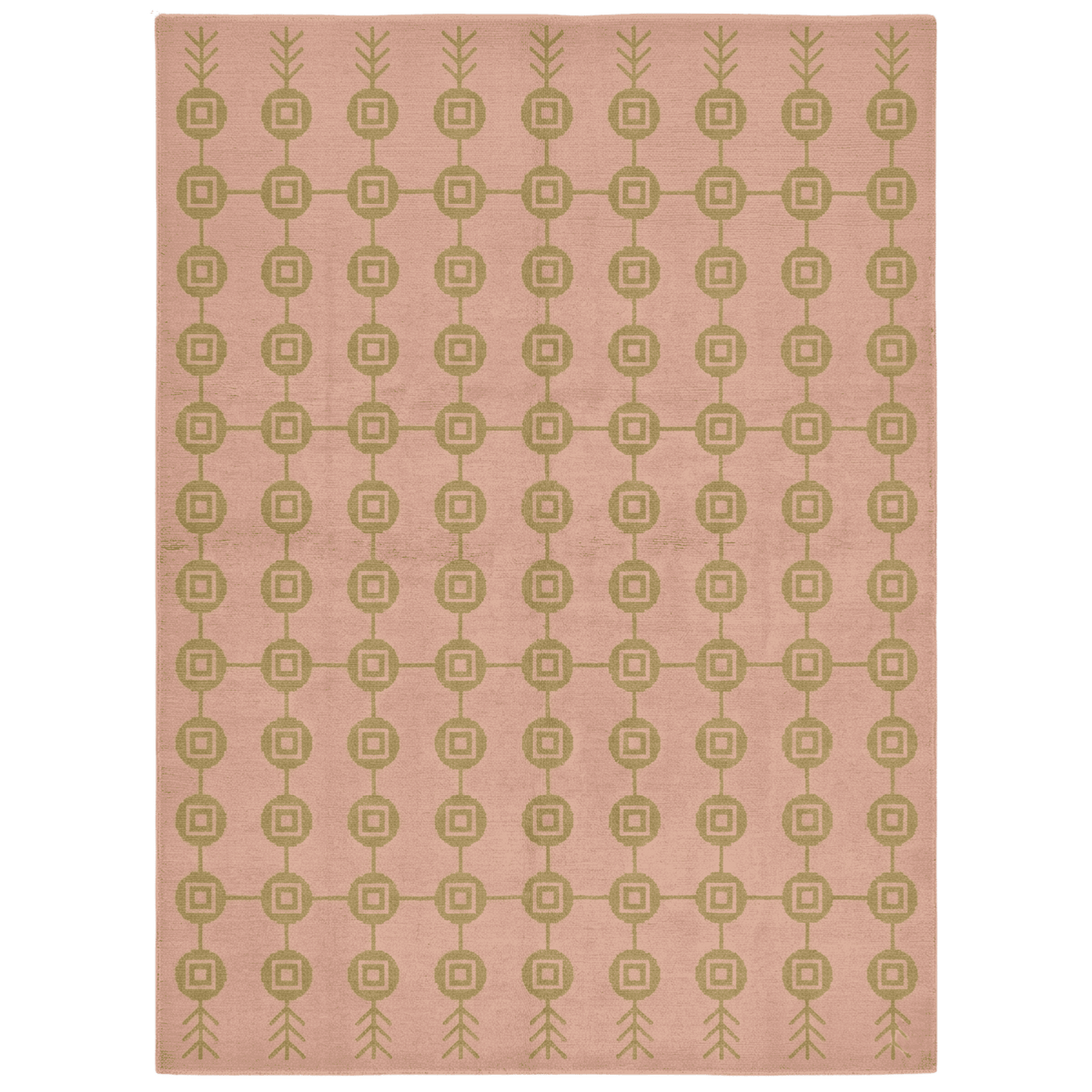 Smoky Rose Horizon Hand Knotted Rug