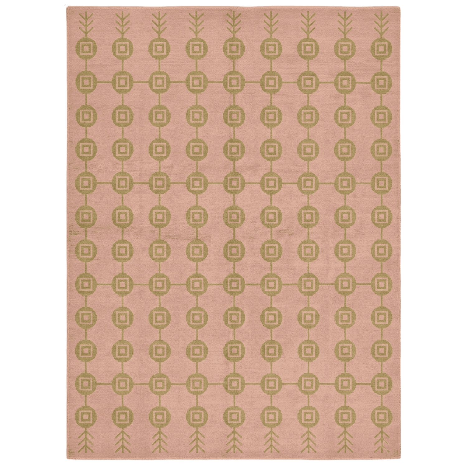 Smoky Rose Horizon Hand Knotted Rug