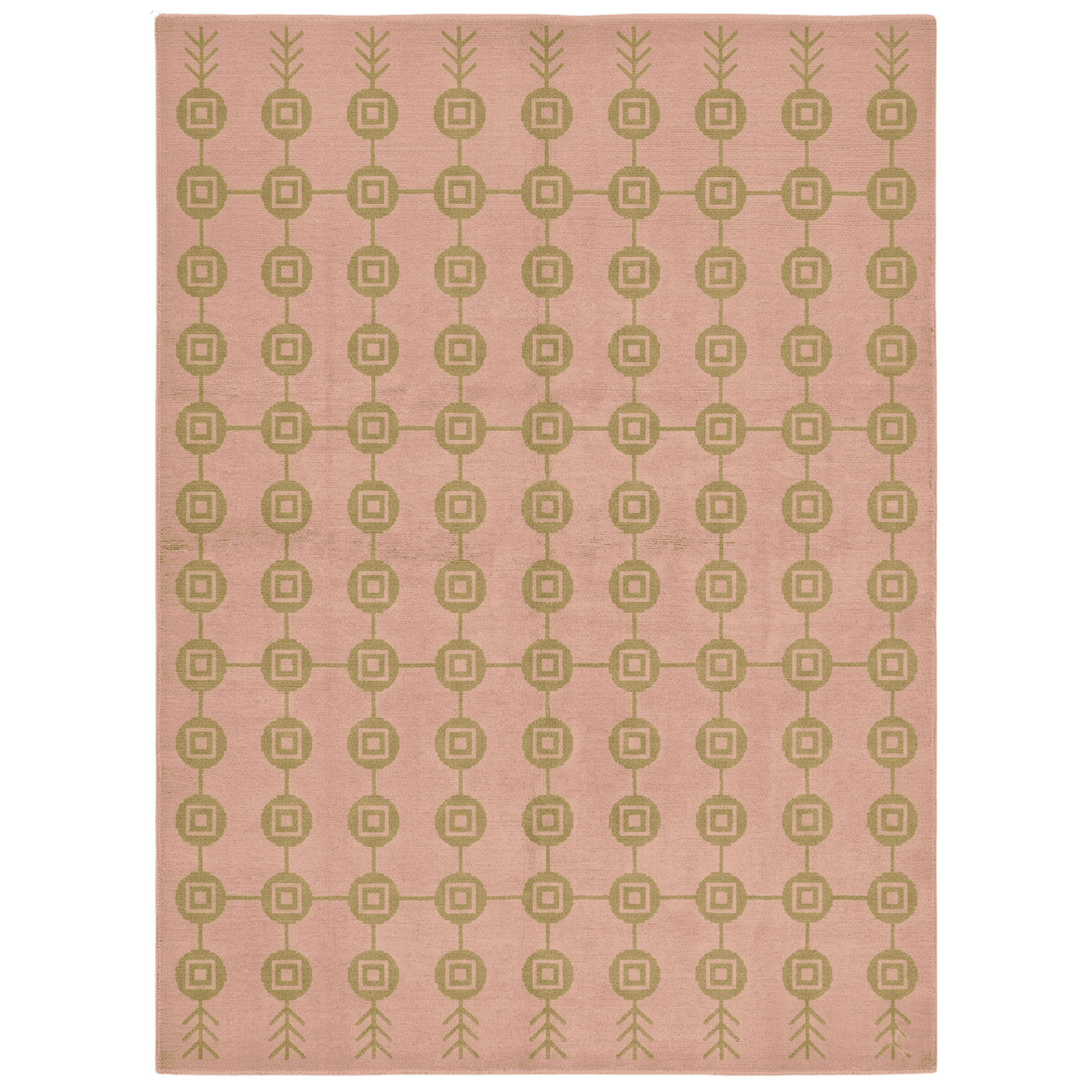 Smoky Rose Horizon Hand Knotted Rug
