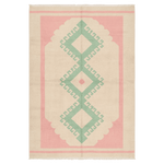 Smoky Rose Loom Hand Knotted Rug