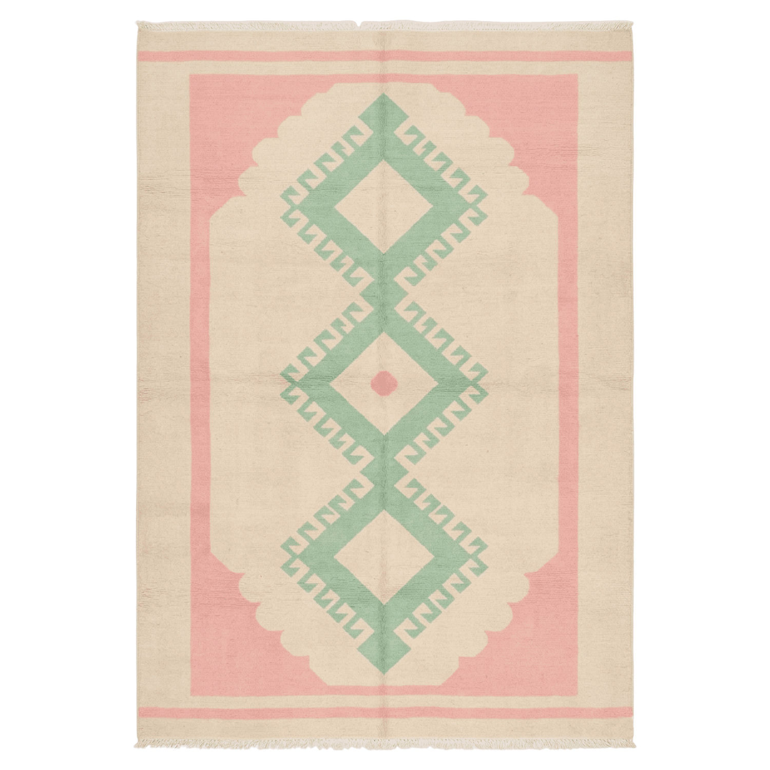 Smoky Rose Loom Hand Knotted Rug