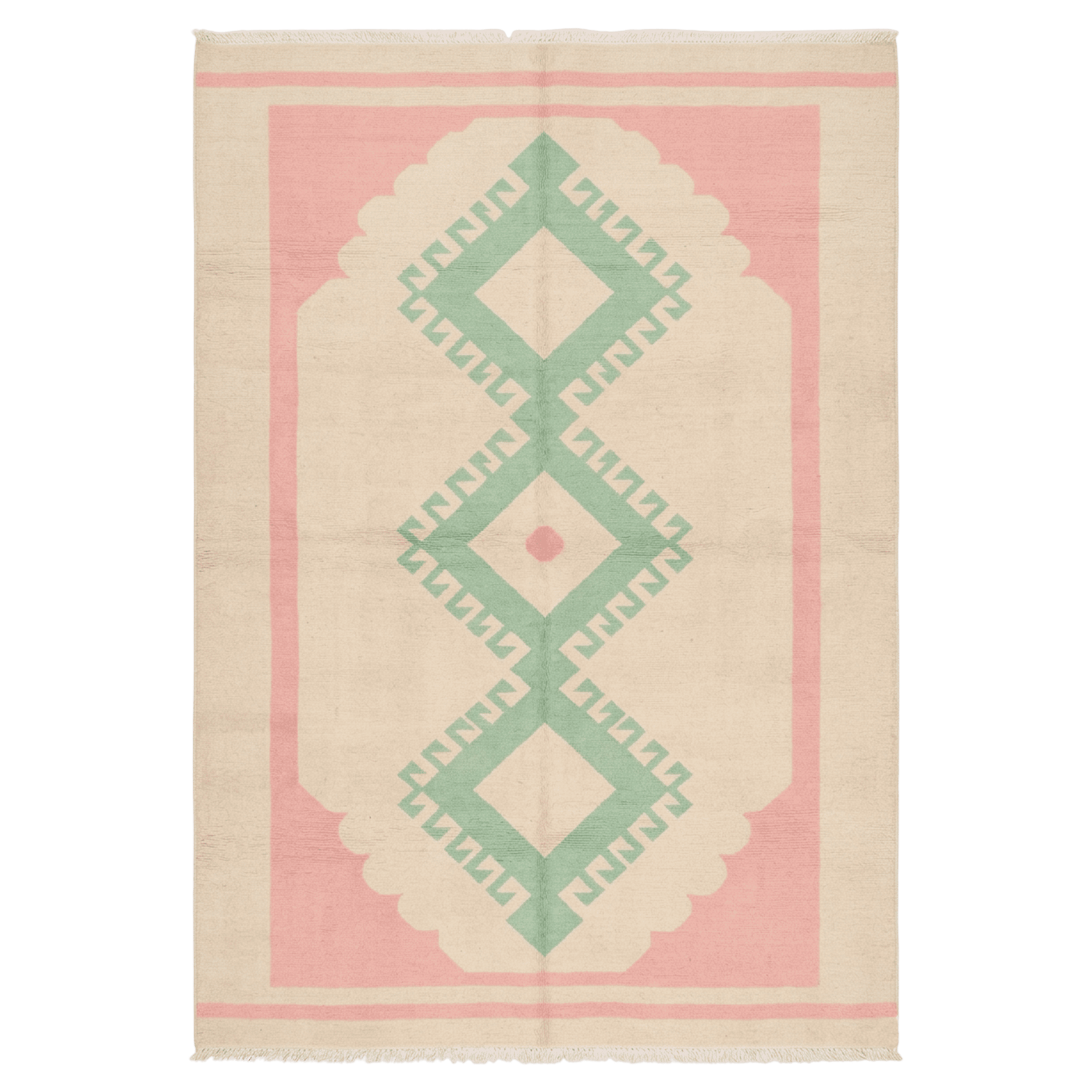 Smoky Rose Loom Hand Knotted Rug