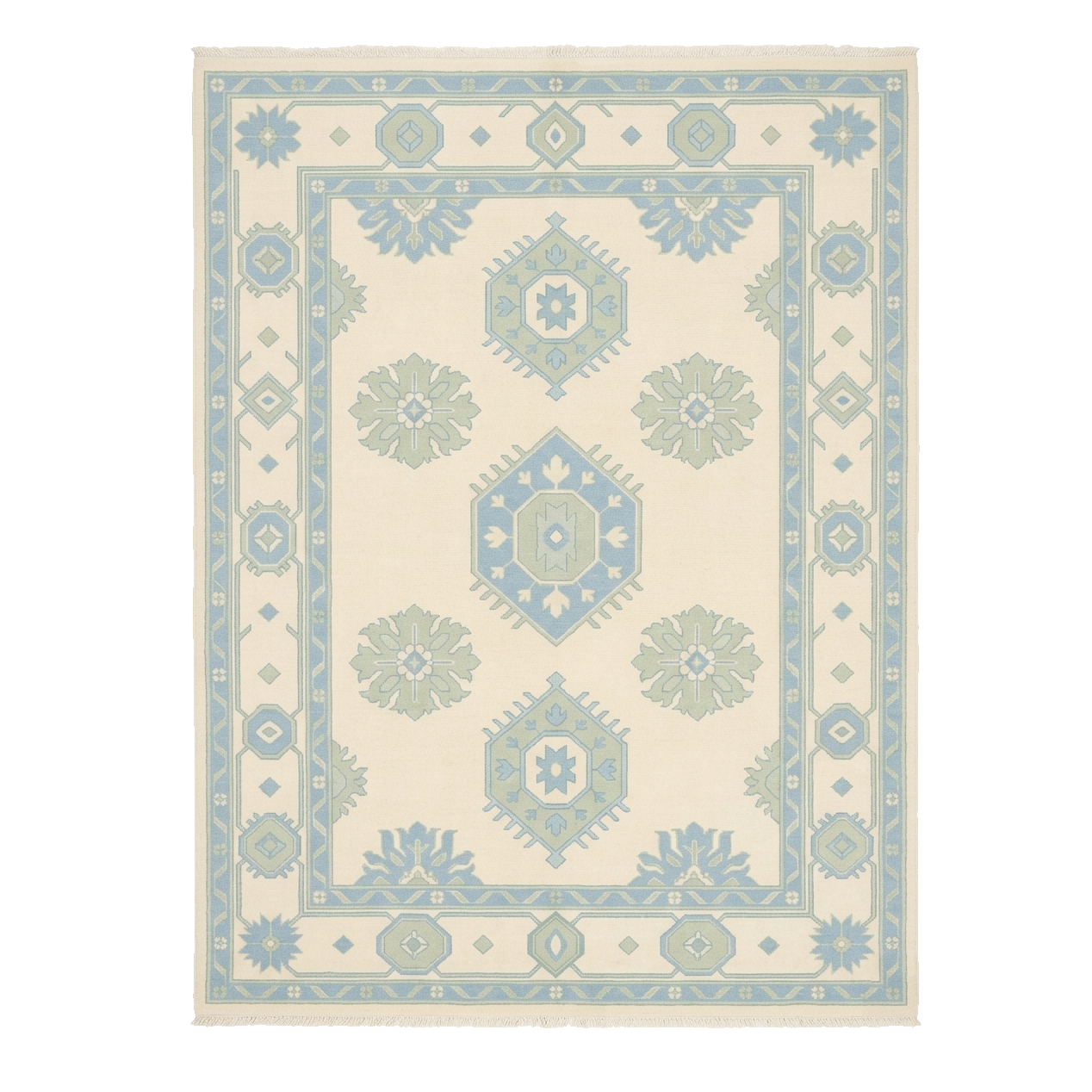 Snow Palace Hand Knotted Rug 