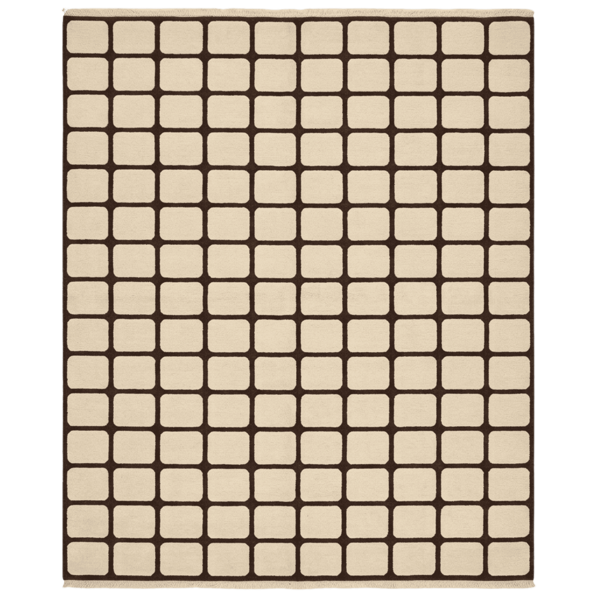 Soft Geometry Dream Hand Knotted Rug