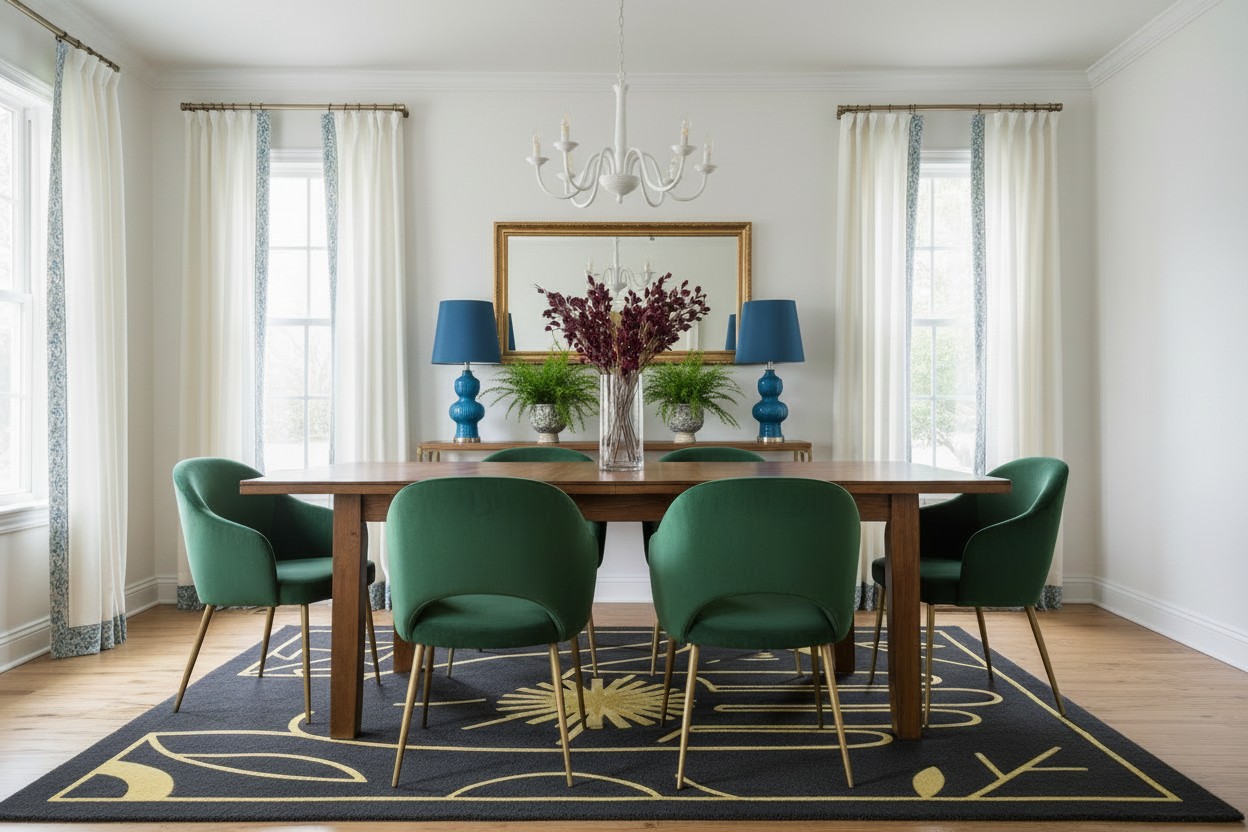 Soft Palm Hand Tufted Wool Rug