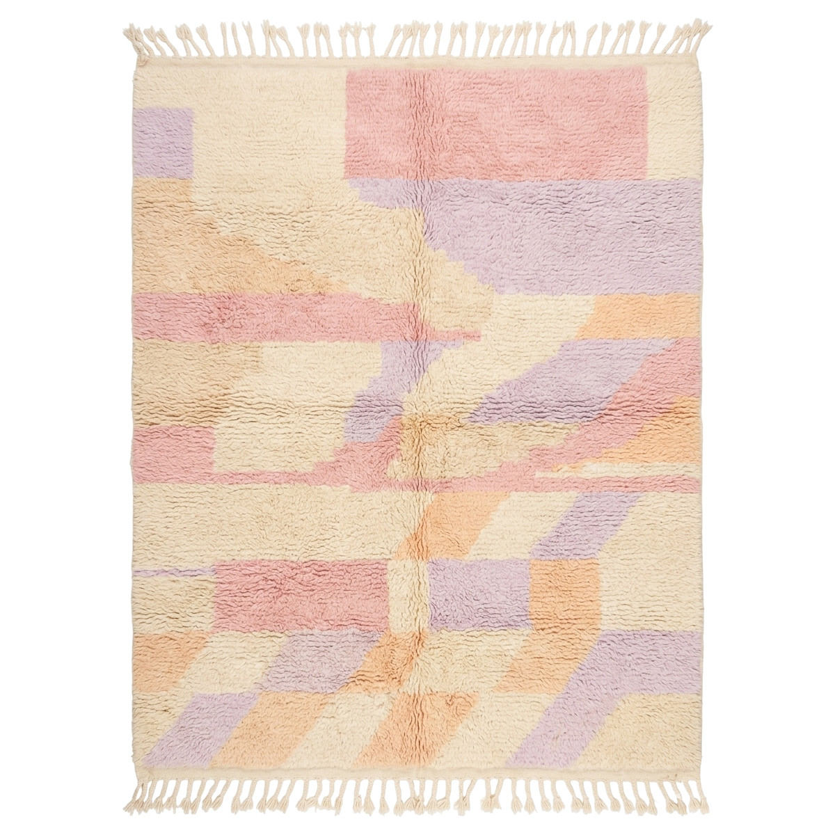 Sorbet Shards Moroccan Shag Rug