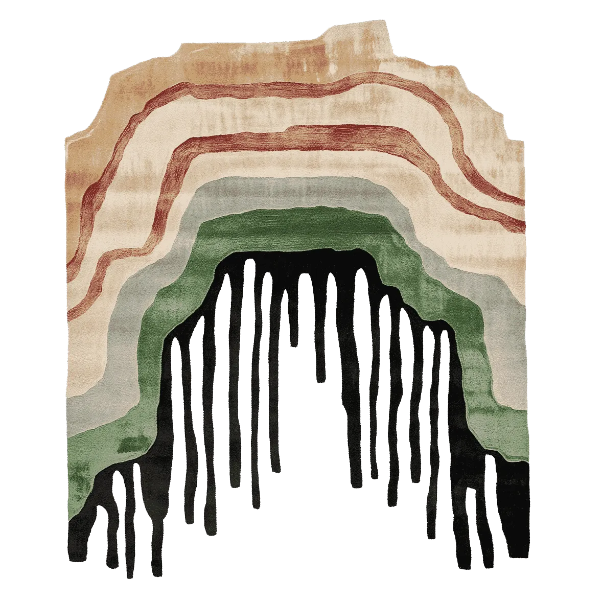 Structure in Collapse Hand Tufted Rug