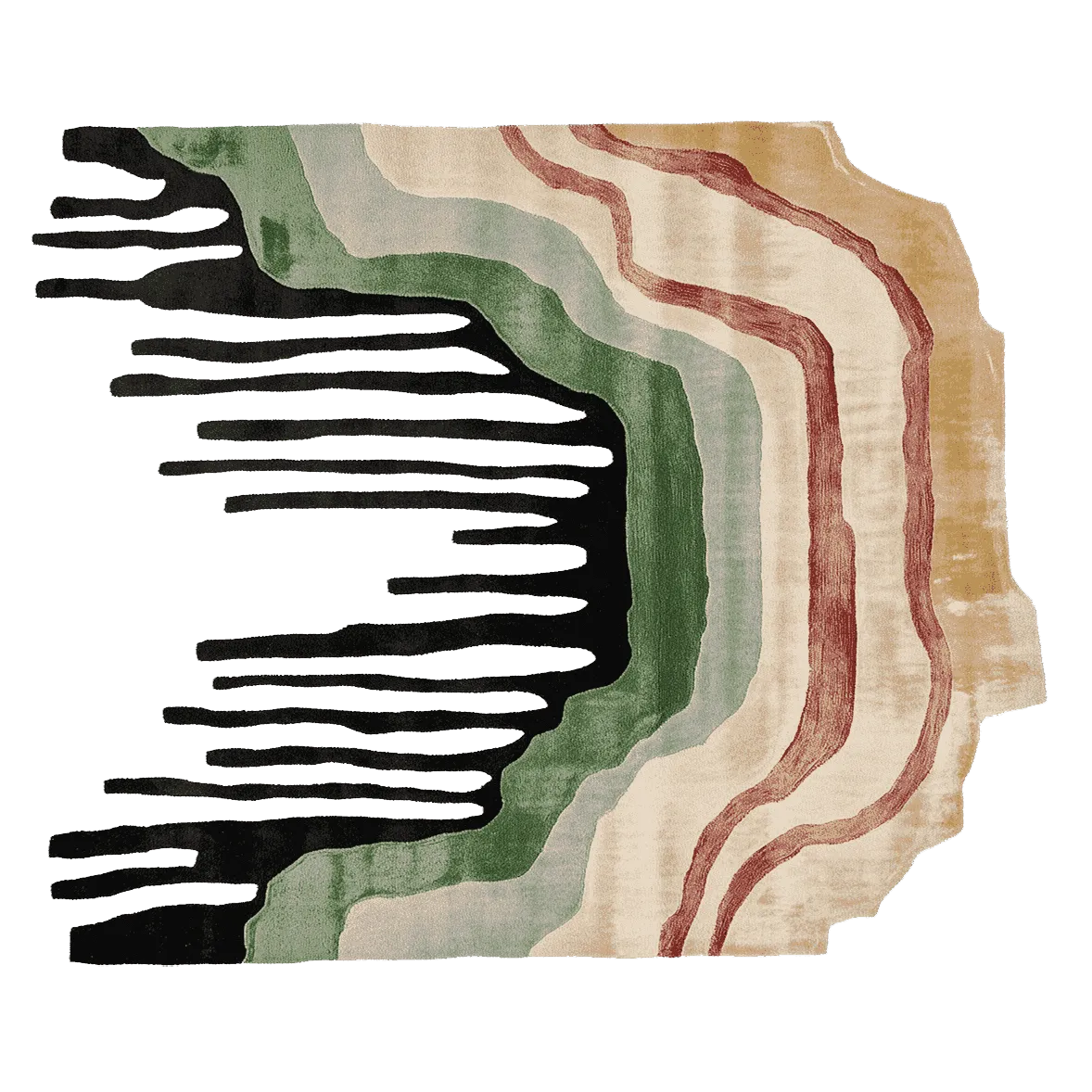 Structure in Collapse Hand Tufted Rug