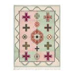Symbolic Folklore Moroccan Shag Rug