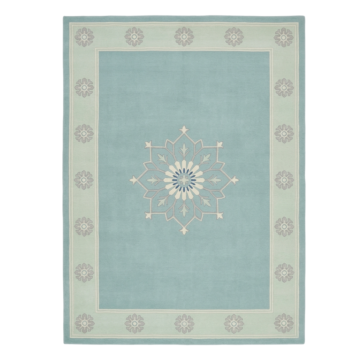 Symmetric Sprout Hand Knotted Wool Rug