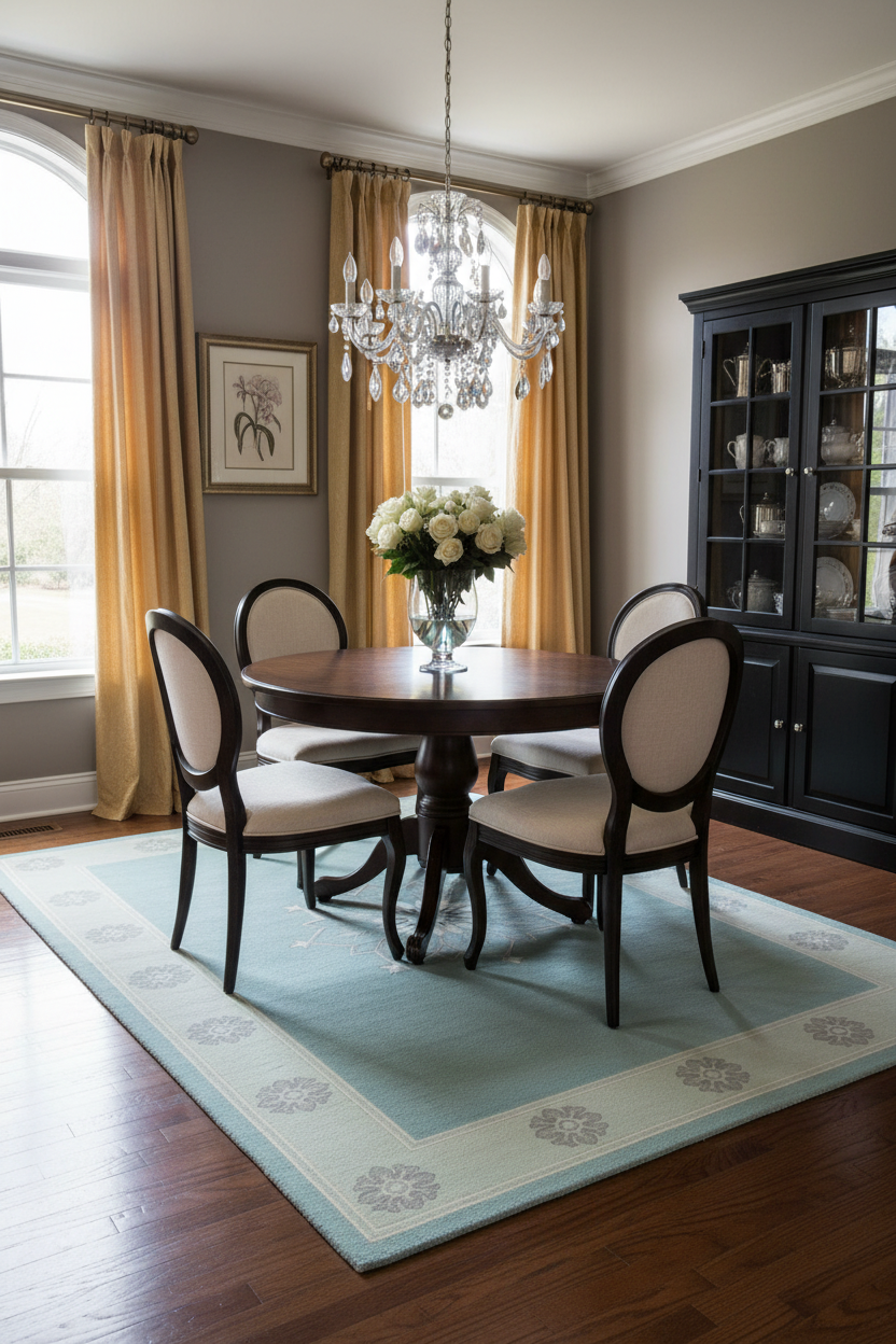 Symmetric Sprout Hand Knotted Wool Rug