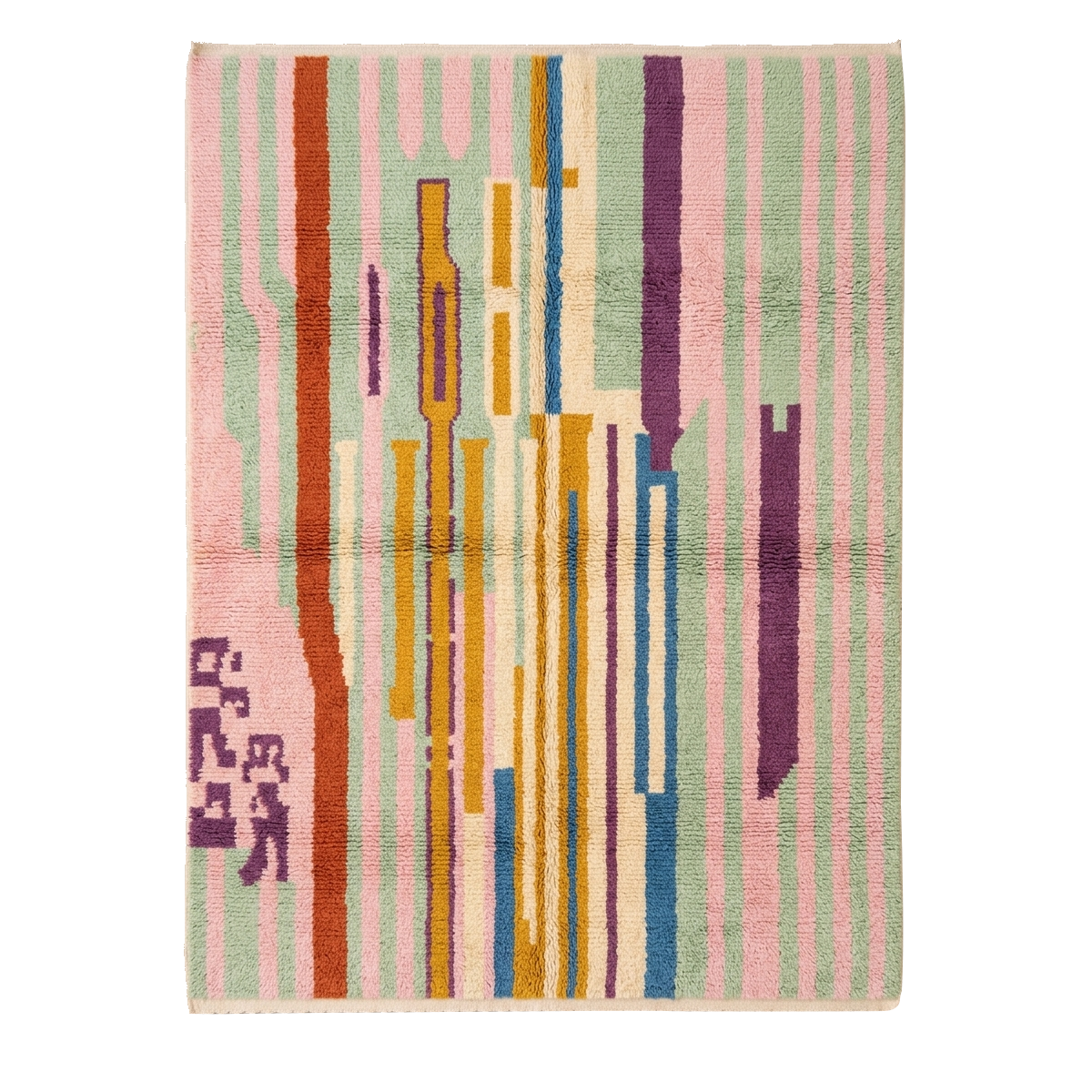 Technicolor Rhythm Moroccan Shag Rug
