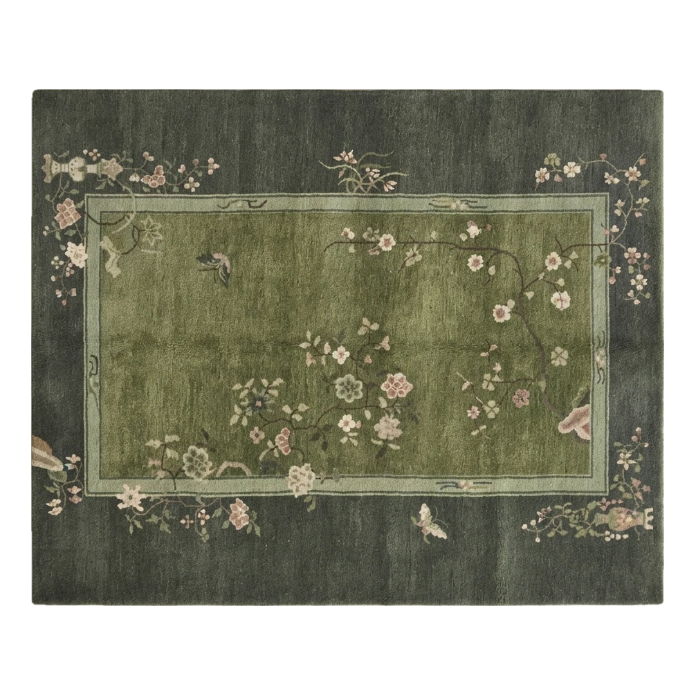 The Blossom Aviary Hand Knotted Rug - alternate view