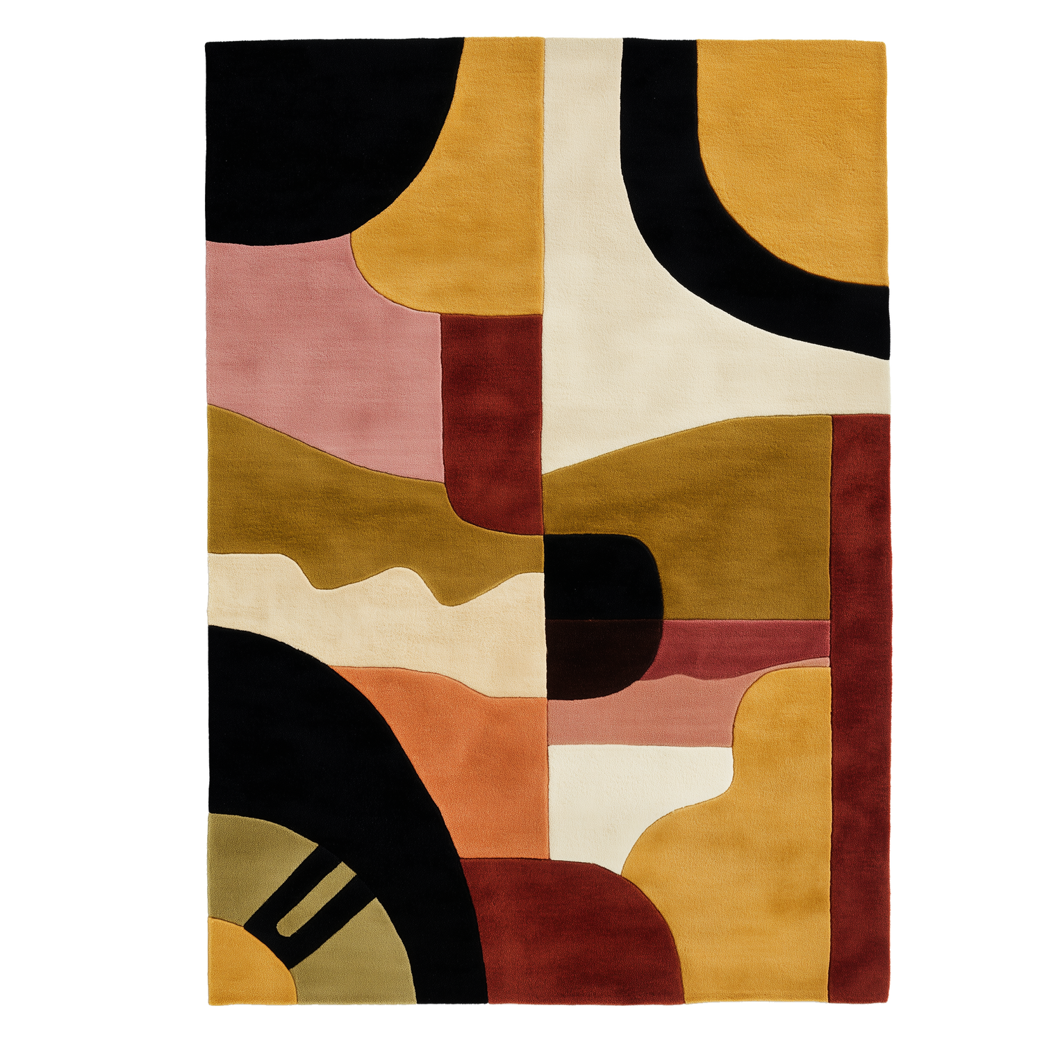 The Blockparty Hand Tufted Wool Rug 