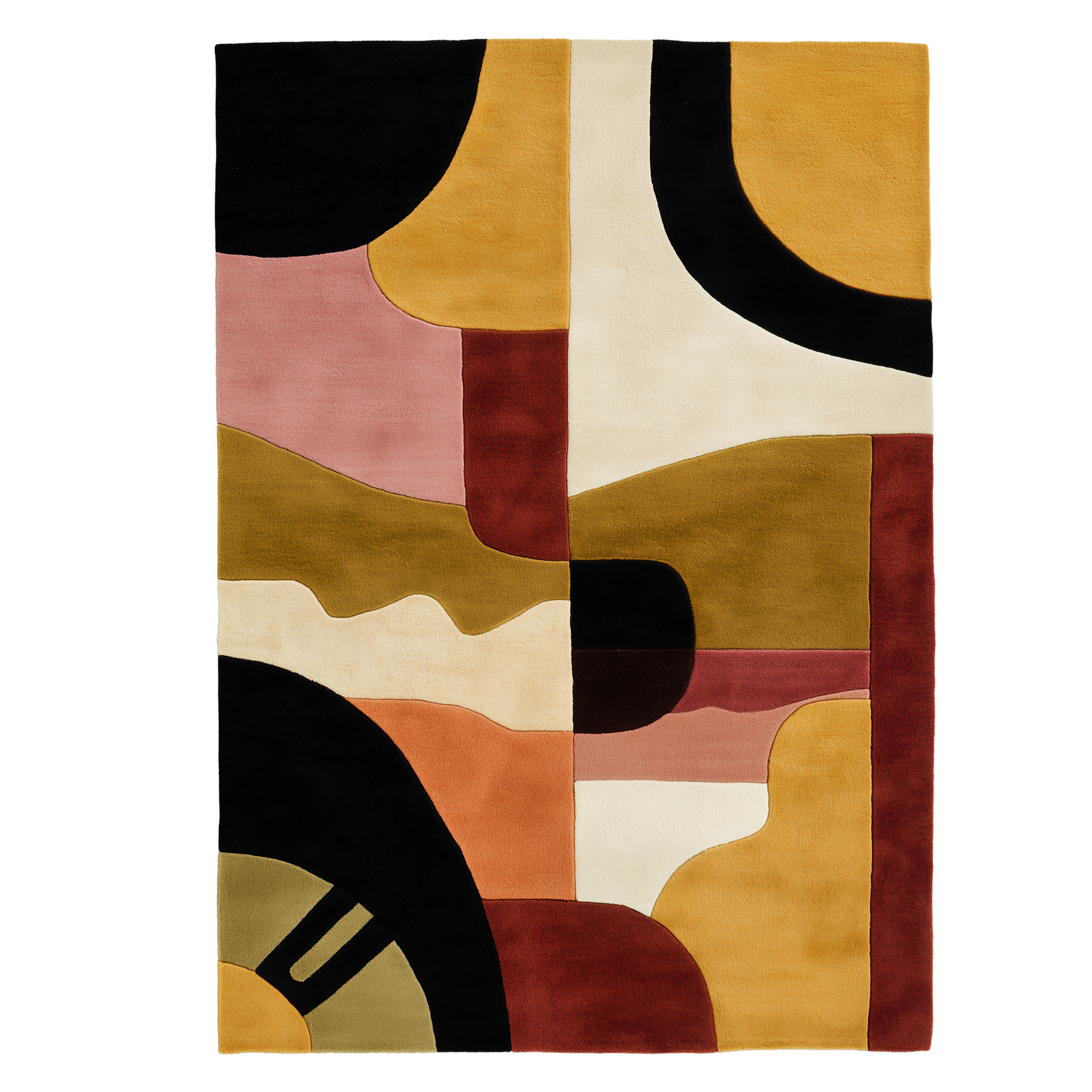 The Blockparty Hand Tufted Wool Rug 