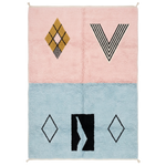 The Collage Canvas Moroccan Shag Rug