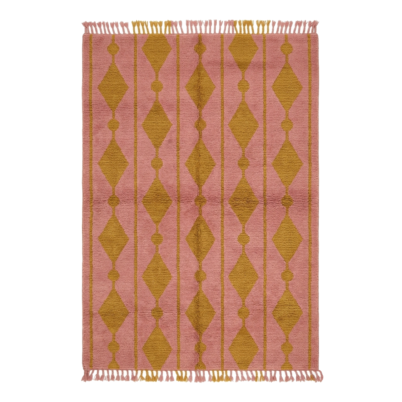 The Diamond Chevron Hand Knotted Wool Rug