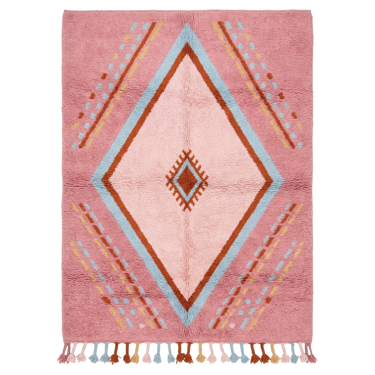The Dusty Diamond Moroccan Shag Rug