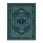 The Emerald Court Hand Knotted Rug 