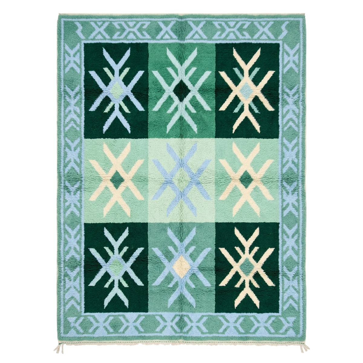 The Evergreen Constellation Moroccan Shag Rug