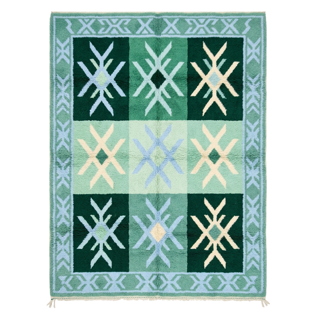 The Evergreen Constellation Moroccan Shag Rug