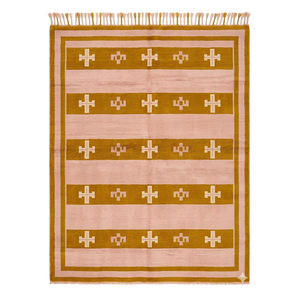 The Folklore Fringe Hand Knotted Wool Rug