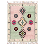 The Garden Lattice Moroccan Shag Rug 
