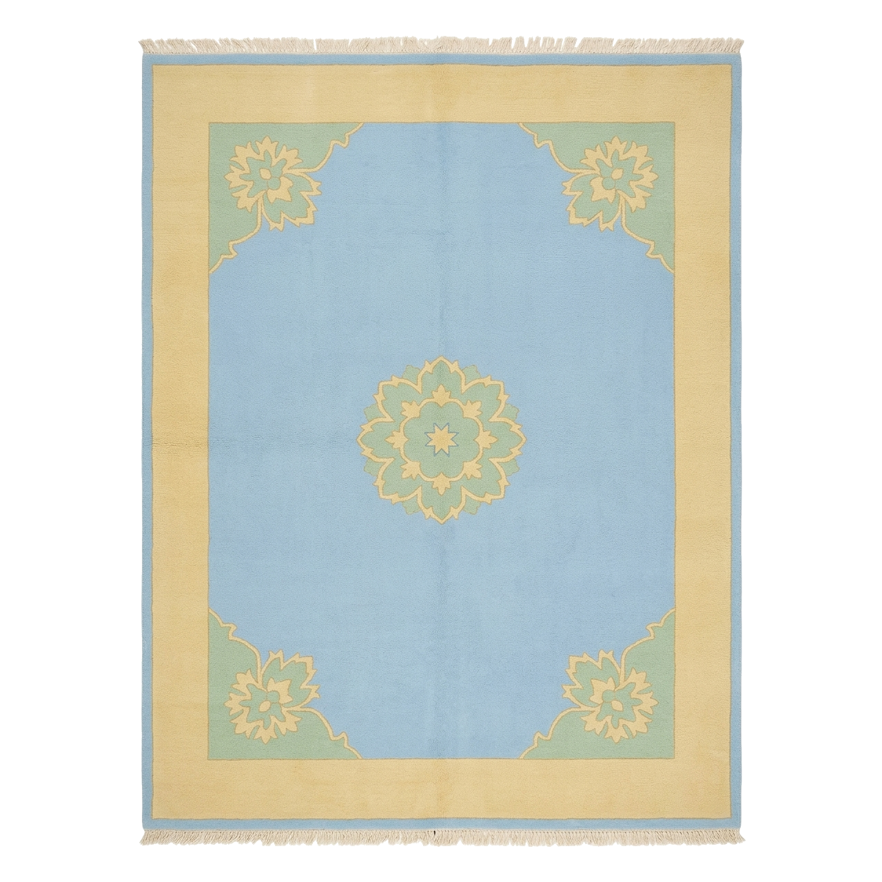 The Heirloom Lotus Hand Knotted Wool Rug 