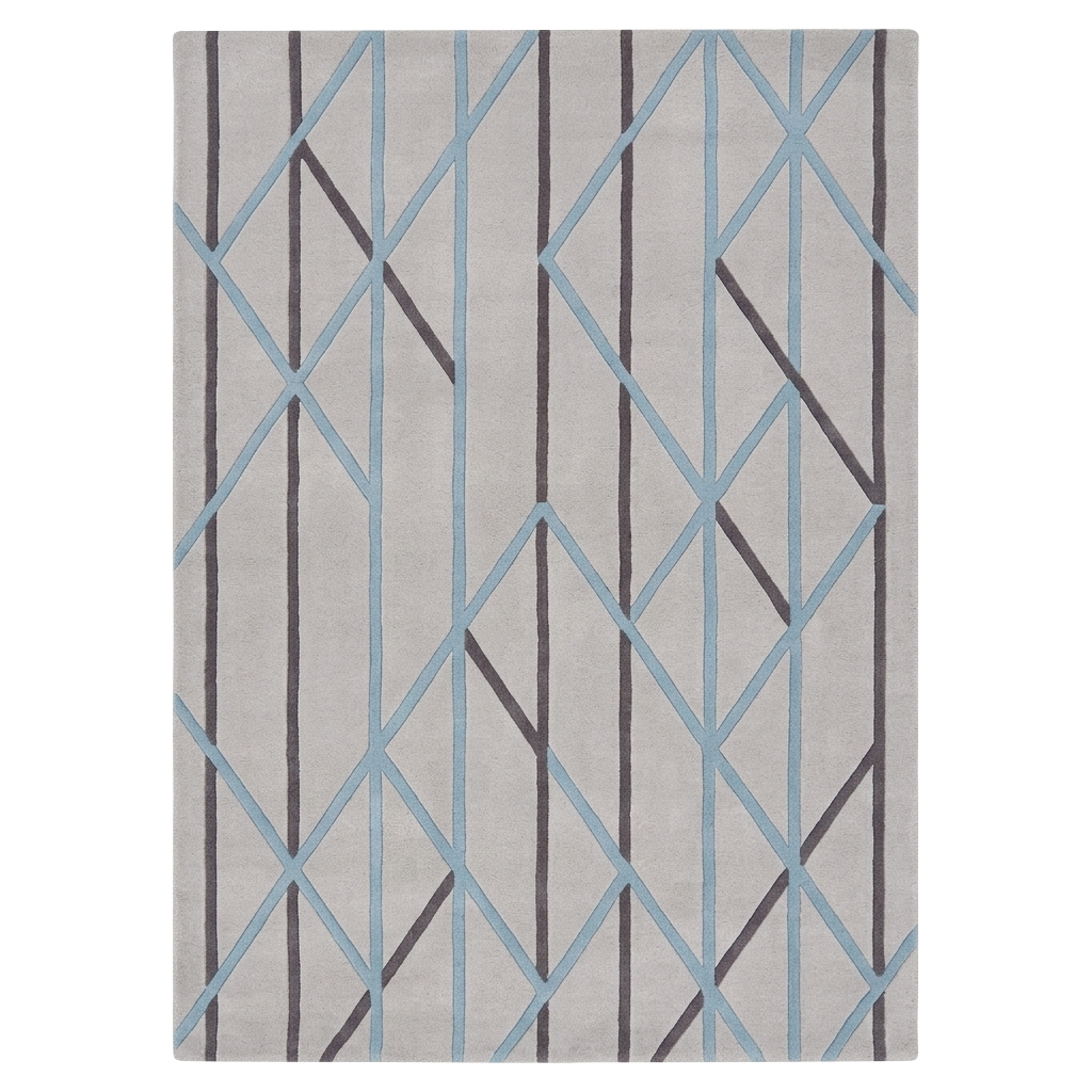 The Matrix Geometric Hand Tufted Wool Rug