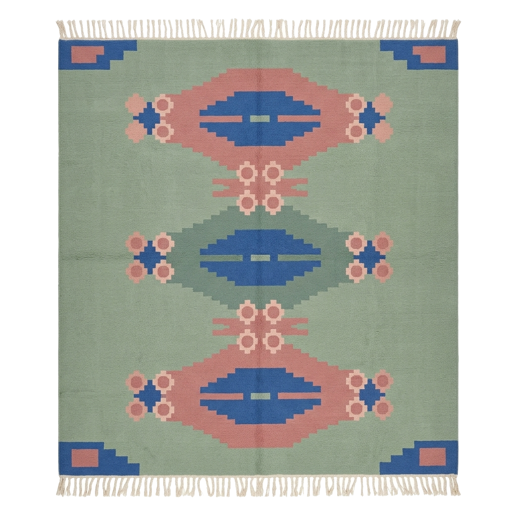 The Meadow Matrix Hand Knotted Wool Rug