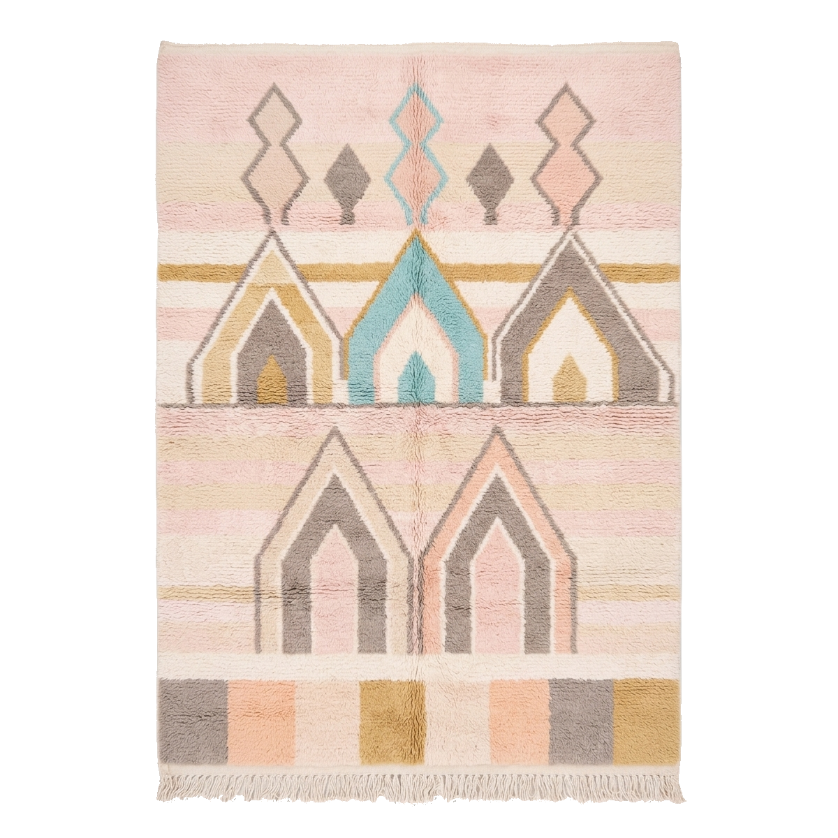 The Pastel Village Moroccan Shag Rug 