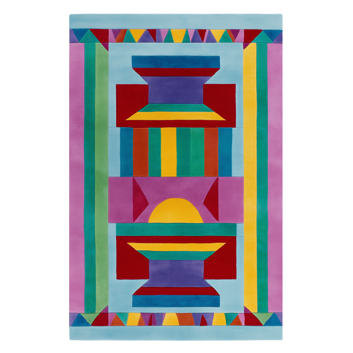 The Prisma Totem Tufted Wool Rug