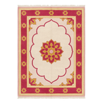 The Rajah’s Rose Hand Knotted Wool Rug 