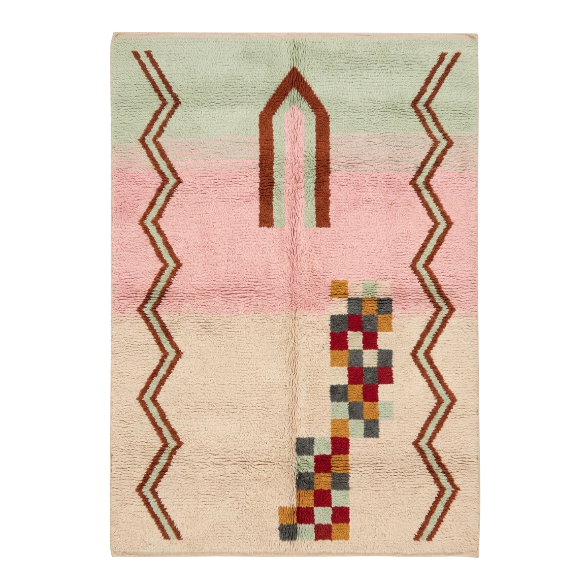 The Retro Portal Moroccan Shag Rug 
