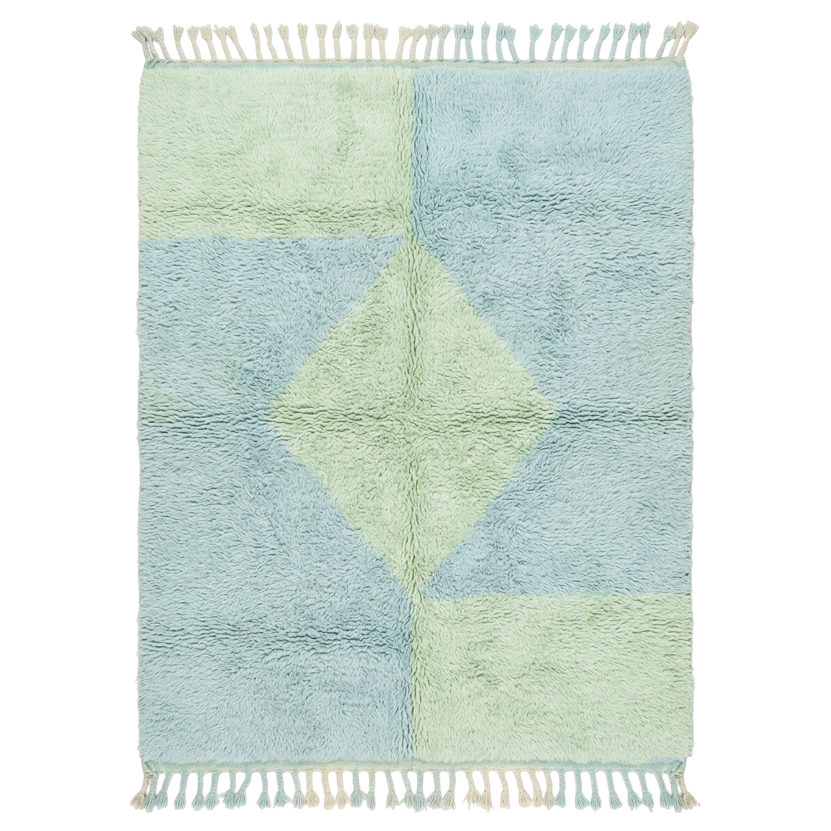 The Soft Geo Moroccan Shag Rug