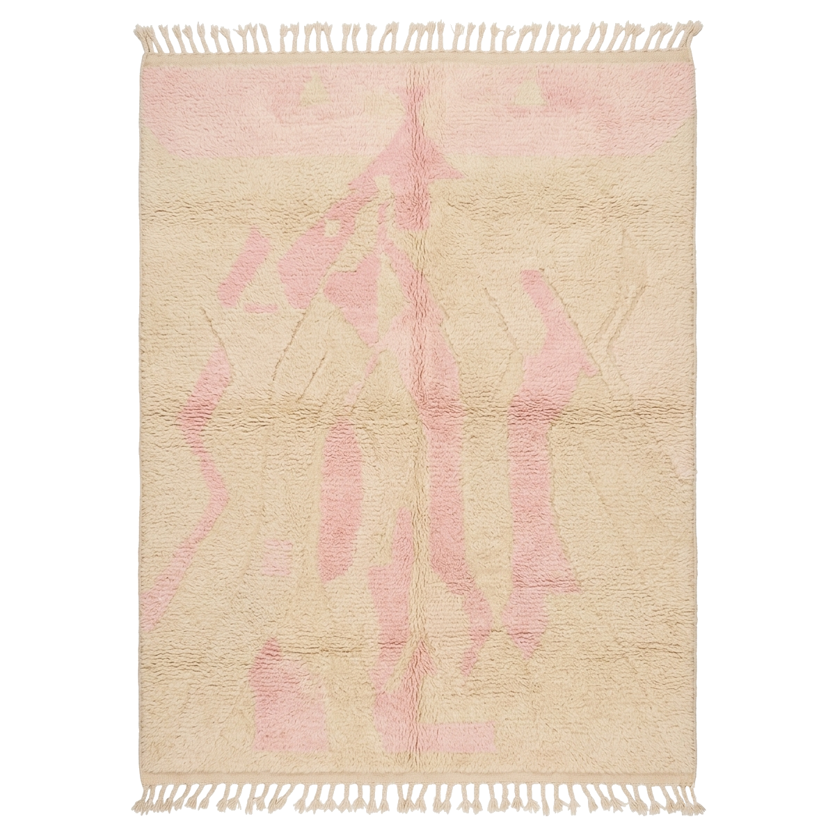 The Soft Stroke Canvas Moroccan Shag Rug