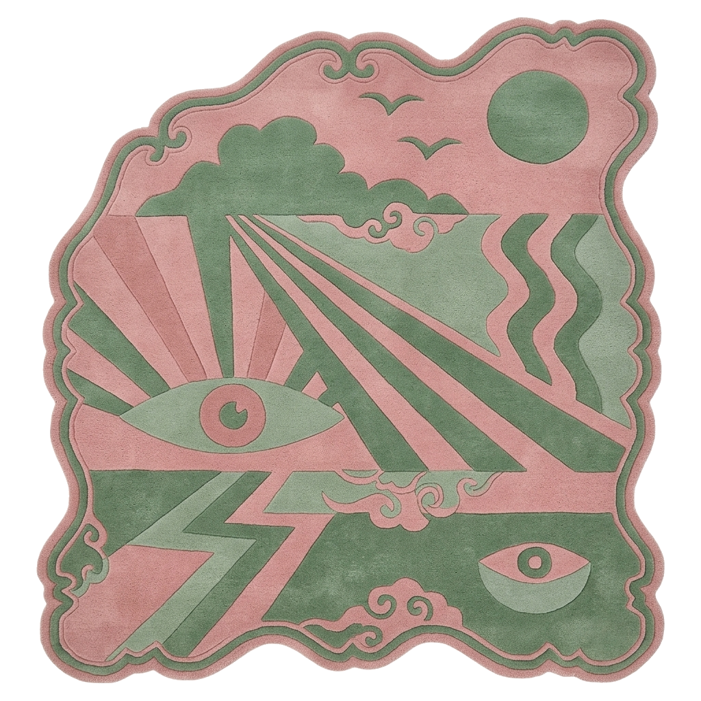 Third Eye Horizon Hand Tufted Wool Rug