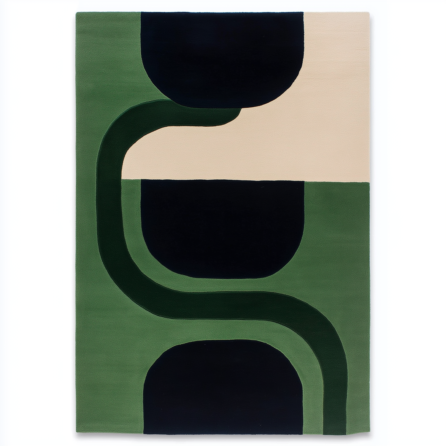 Time Me Hand Tufted Wool Rug