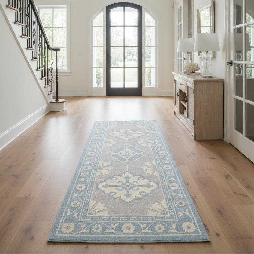 Tribal Star Hand Tufted Wool Runner Rug