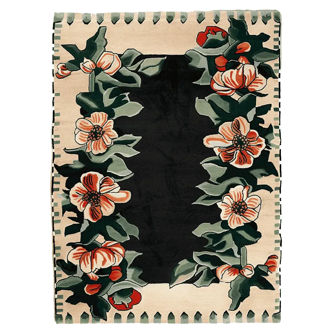Twilight Rose Parade Hand Tufted Rug