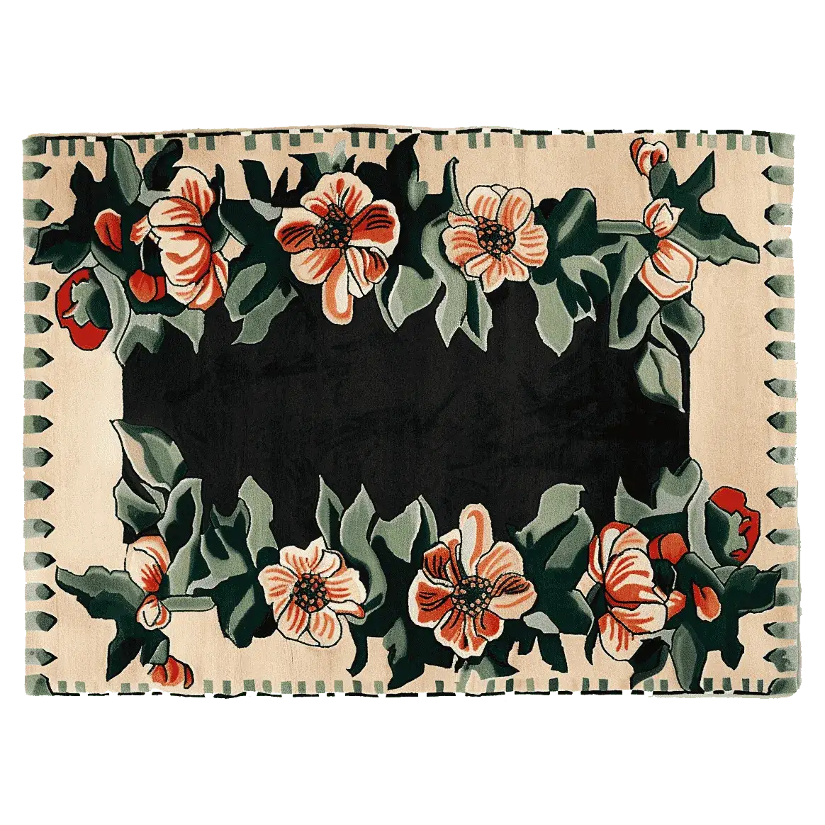 Twilight Rose Parade Hand Tufted Rug