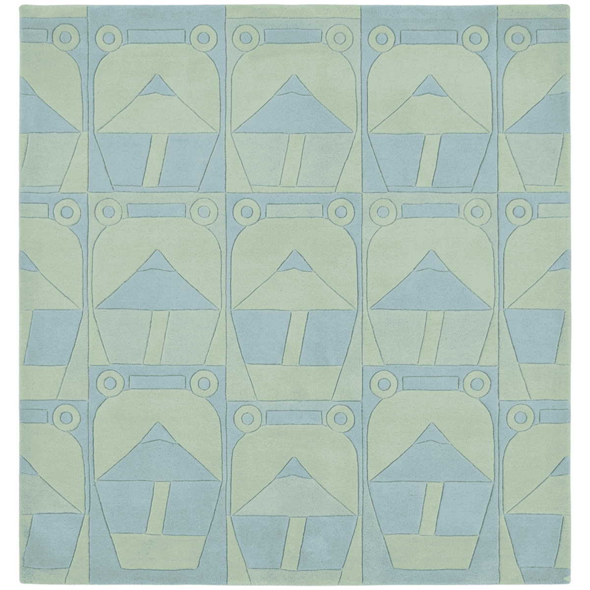 Vases Hand Tufted Wool Rug