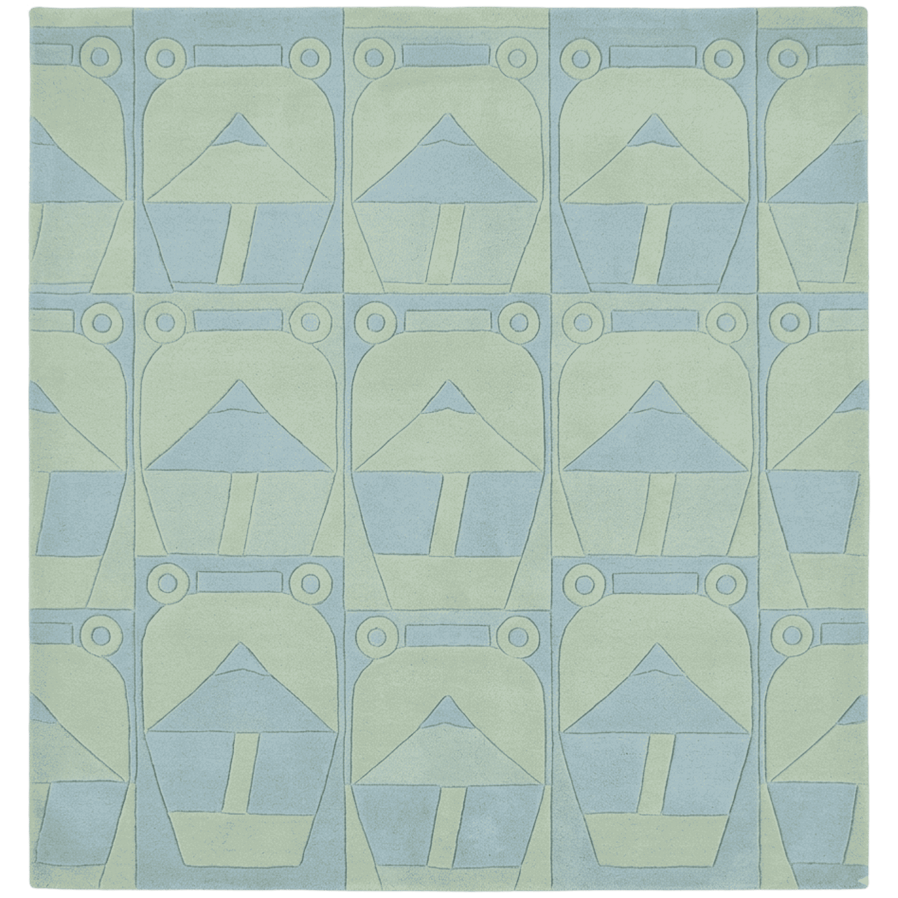 Vases Hand Tufted Wool Rug