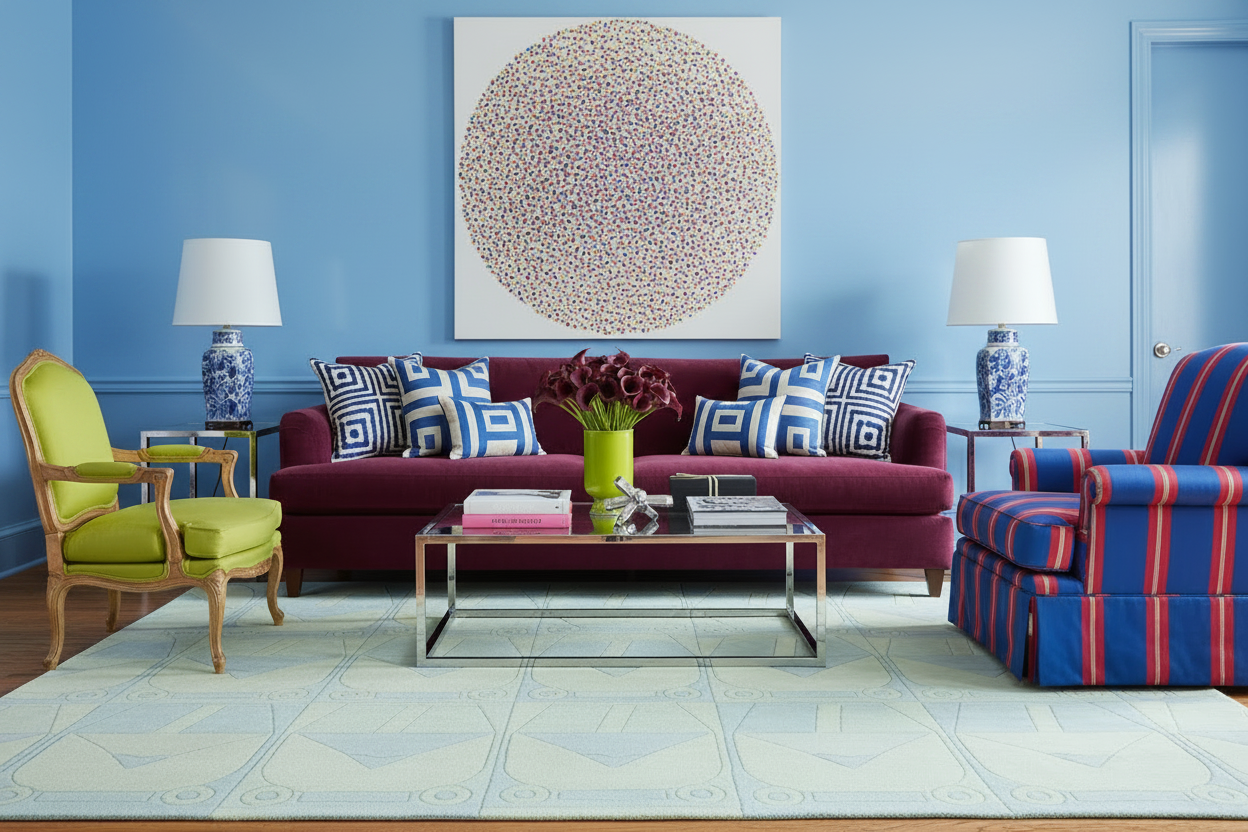 Vases Hand Tufted Wool Rug