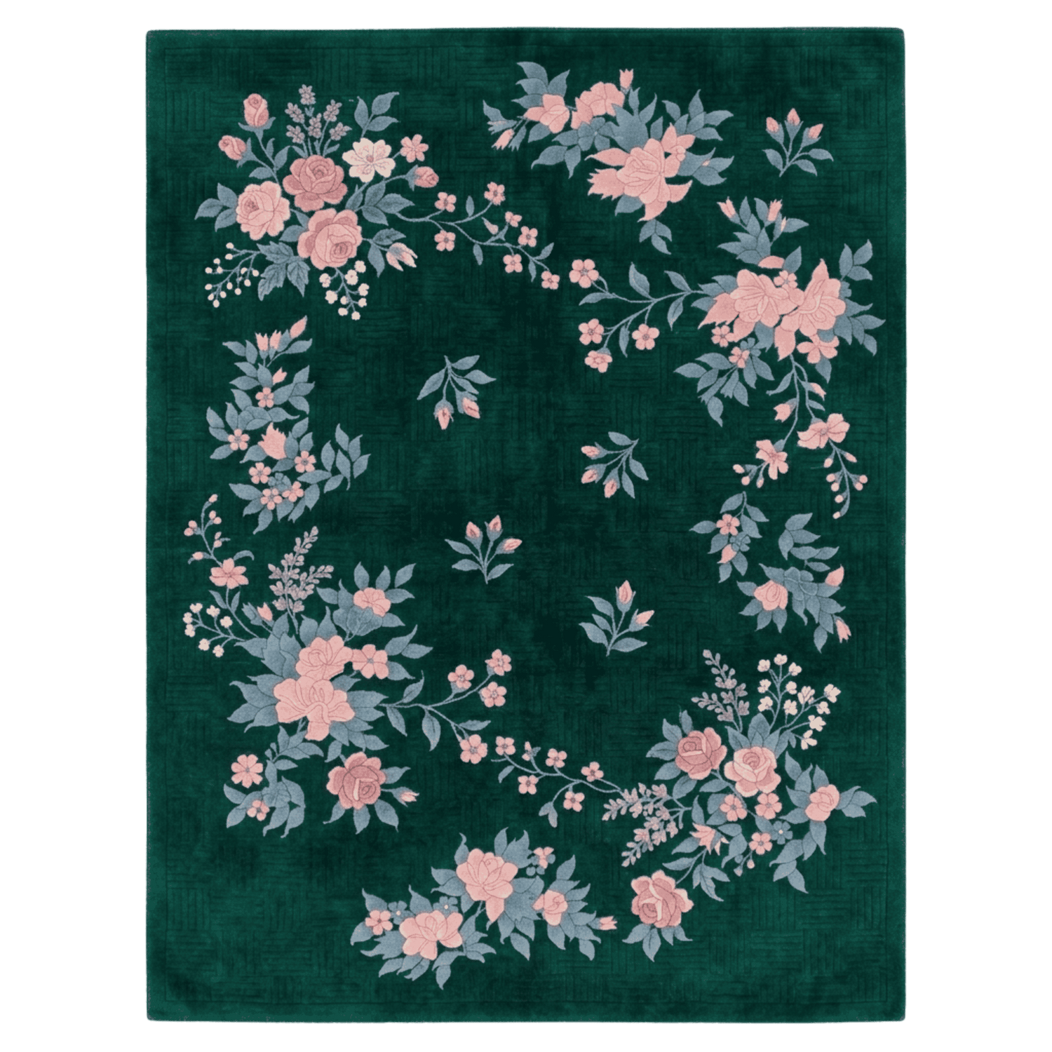 Velvet Monsoon Petal Hand Knotted Rug