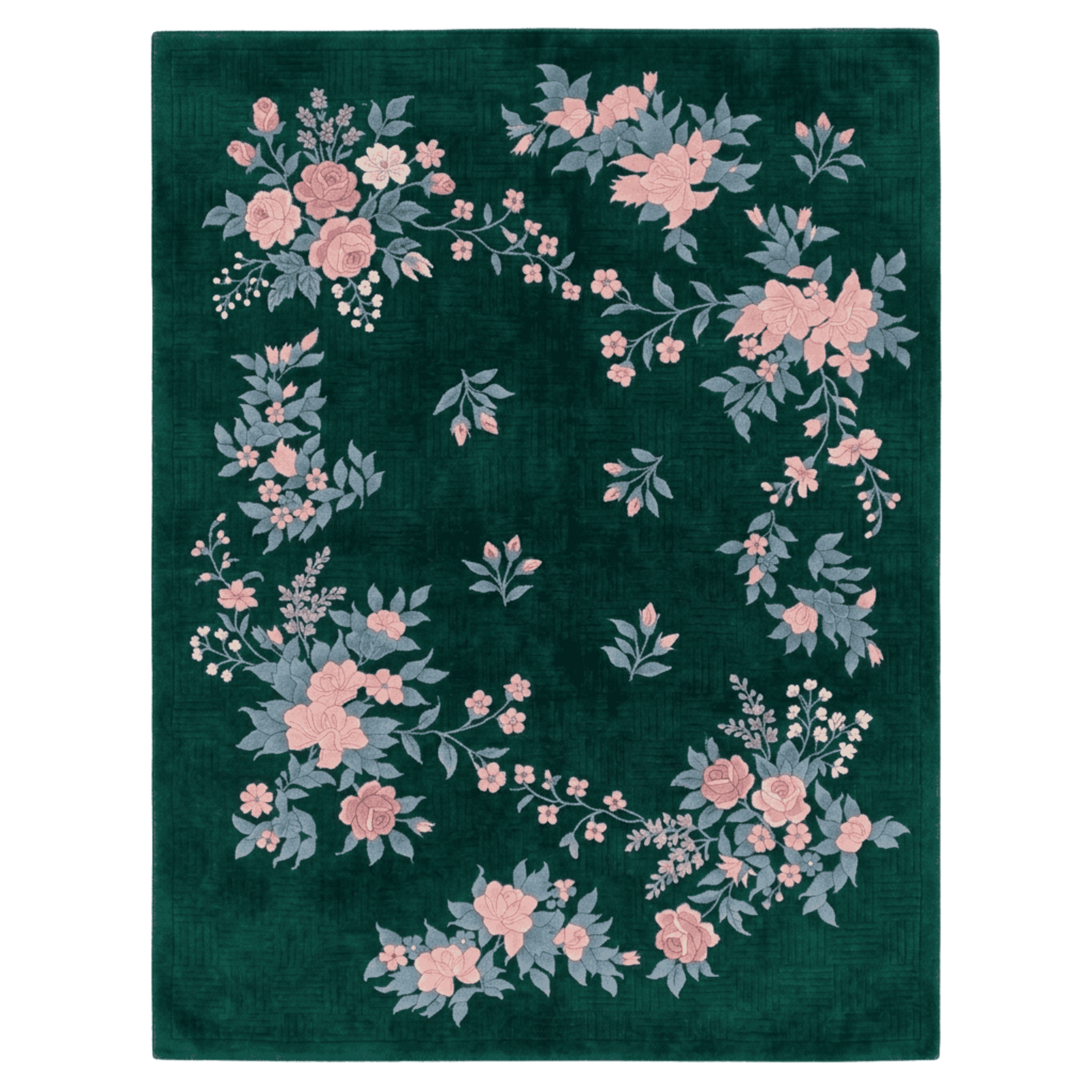 Velvet Monsoon Petal Hand Knotted Rug