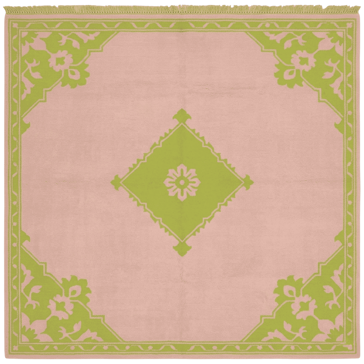 Verdant Reverie Hand Knotted Rug