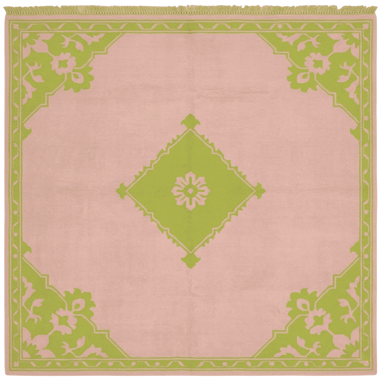 Verdant Reverie Hand Knotted Rug