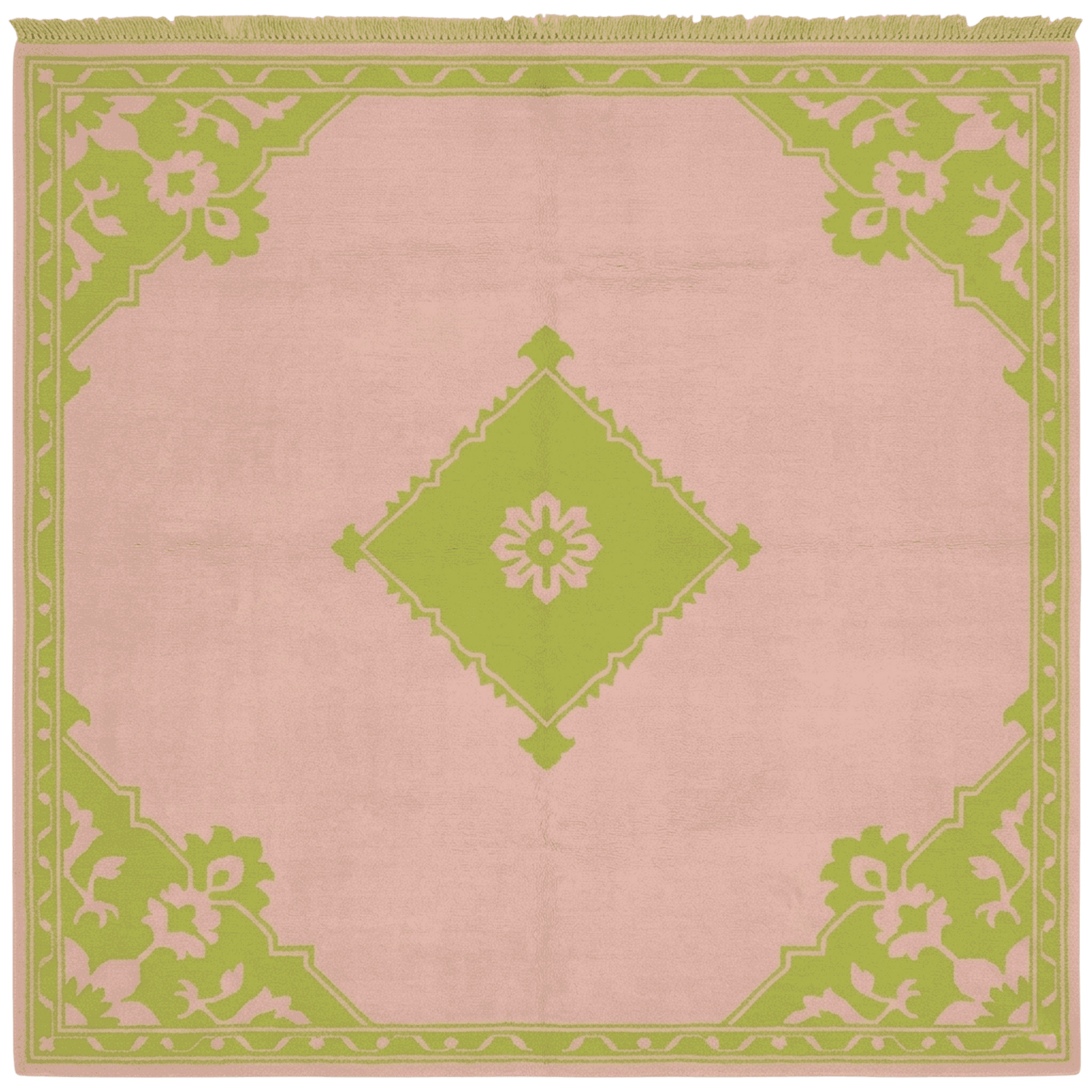 Verdant Reverie Hand Knotted Rug