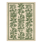 Vine Tonal Crimson Hand Tufted Wool Rug